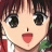 A pixelated anime-style character face with large eyes and open mouth on the left, next to a black background with white text "Anime IM" and "COM" on the right.