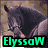 six horse and pony images with overlaid text reading 'ElyssaW', 'Loves', 'Horses', 'And', 'Ponys' in various colors