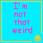 Four identical blue with yellow borders display pink text 'I'm not that weird' and a small yellow pixelated alien icon in the bottom-right corner of each