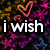 Pixelated image with colorful starry background, orange heart symbols, and white text reading 'i wish upon a starrr! 4 u <3' in two sections.