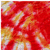 Animated sequence of red and orange abstract shapes with white highlights shifting across a of four