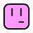 A 5x5 contact sheet of animated AIM buddy icons showing a sequence of facial expressions transitioning from neutral to angry, with color gradients shifting from pink to red across frames.