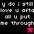 Pixelated text in white lowercase letters on black and magenta backgrounds with a pink star icon above the bottom-left section.