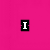 A static image with a bright pink background featuring four distinct pixelated elements: a black square with white 'I', a black square with white 'Love', a black bar with white plus signs, and a black shape with white '</3'.