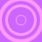 Four concentric circular patterns on a purple background, each with varying ring thicknesses and spacing between rings.