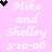 Pixelated text on a pink background with a black heart icon in the top-left corner.
