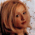 A 2-frame contact sheet showing a pixelated image of a woman with light brown hair on the left and green text reading "Original Icons .com" on a dark green background on the right.