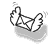 Animated icon shows a stylized figure lying on its back with arms and legs raised, surrounded by small white sparkles against a gray background.