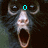 A four- shows a monkey's face with changing text: 'O' above the nose, 'M no way!!', and 'G' below the mouth
