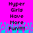 Pixelated text on bright pink background with blue pixelated wave at bottom, repeated twice side-by-side.