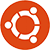 Red circular icon with white gear-like symbol and three small circles on a gray background.
