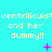 Cyan background with repeated pixelated text and animated pink symbols changing across frames.
