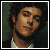 A four- with two pixelated portrait images of a person and two black-and-white text displaying phrases