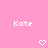 Pixelated pink background with white text 'Kote' and heart symbols in two positions.