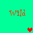 Pixelated red text 'Wild' appears in four corners on a bright green background with two pixel hearts, one red and one brown.