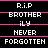 Black background with white pixelated text and pink horizontal lines, displaying repeated phrases in a