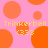 Pink background with orange circles of varying sizes; yellow text 'Trinkerbell' and '0333' repeated across the image.