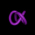 Six purple knot-like shapes on black background, each with distinct interwoven loops and varying orientations.
