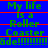 Green text on blue background reads "My life is a Roller Coaster" with red horizontal lines and "ade!!!!!!!" below, repeated in a pattern