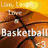 A basketball-themed buddy icon with multiple text overlays and color variations across four