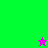 A static image shows two pixelated star shapes on a split background of green and magenta, with a gray area on the right.