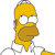 Pixelated yellow cartoon character with large white eyes, brown eyebrows, and a thick brown mustache, wearing a white shirt and gray pants.