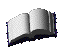 A grayscale animated sequence of an open book with pages turning, showing progressive page movement from left to right