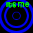 Four identical blue concentric circle patterns with green text 'its me' above each, arranged in a on a black background