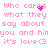 Pixelated pink text on white background with animated heart symbols replacing 'care' in repeated phrases.