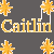 Pixelated text and starburst shapes on a dark gray background with a light gray corner overlay.