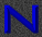 Animated sequence of blue and yellow 3D 'N' letters transitioning from mixed color segments to fully yellow with blue accents on a gray pixelated background.