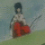 Animated sequence of a character in red pants and white top holding a long object, positioned on green ground against light blue background.
