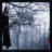 Animated contact sheet of a hanging figure in a foggy forest with changing text overlays across frames.