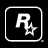 Pixelated showing a stylized face with blue and pink color shifts, 'R' logo with star, Chinese characters, and square border variations