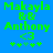 Green pixelated text and symbols on a blue background, with two identical side-by-side arrangements of text and symbols.