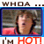 Animated contact sheet of a person in red clothing with repeated text overlays showing motion and changing text elements.