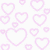 A static image shows a white background with multiple pink heart outlines of varying sizes scattered across the left side, while the right side features a grayscale portrait with a black star symbol and partial text reading 'dream' at the bottom.