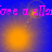Blue background with pink text and four yellow circular light effects in a , showing animation changes across frames