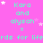 A static image with a bright pink background displays repeated text in cyan and white, featuring 'Kara and alyshah' above '=' followed by 'rds for liferds for liferds for life', surrounded by small star shapes.