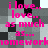 Pixelated text in bright pink on a grayscale checkerboard background, repeating 'i love.. love.. as much as... homework' across two