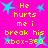 Bright pink background with repeating yellow text and blue star shapes in a pattern