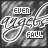 A 4x3 contact sheet of animated frames showing a stylized text design with "even" and "fall" in pixelated fonts over a striped background, where the color of each word alternates between white and pink across frames.