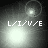 Four grayscale display a bright circular light source with text below; the top-left shows an additional faint ring around the light