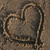 A static image of a heart-shaped icon with textured brown background and white text reading "I love you<3".