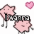 Pixelated pink star-shaped characters with stick legs, smiling faces, and floating hearts on a white background.