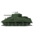 Green military tank icon with visible treads and cannon, displayed in four side-by-side showing slight variations