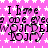 A static image with a pink background patterned with white stars, displaying repeated text in black pixelated font.