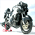 Animated motorcycle icon with visible frame-to-frame motion, displayed in a 2x2 contact sheet layout with gray background transparency.