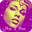 Pixelated portrait of a person with closed eyes, yellow-toned face, purple background, and text reading 'As I Am' at the bottom.