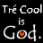 A 4-frame animated contact sheet showing pixelated text with colored heart symbols replacing the 'o' in "God" across four variations.